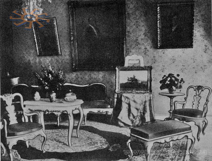 Салон в Бубнівці. Фото до 1914 р.