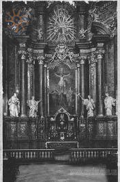 The altar of St. Peter and Paul church in Lviv