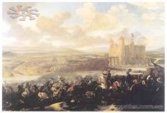 Battle in 1673 by the walls of the castle