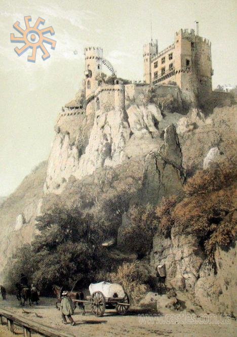 Замок Райнштайн. 1854 рік.