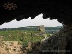 Вид на башту з руїн башти. О як. Замок у Висічці