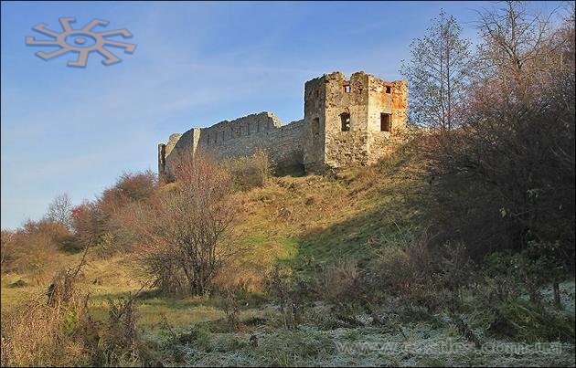 Pniów, zamek. Пнівський замок біля Надвірної. Пнёв, замок. Thе Pniv castle