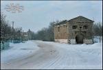 Окопи. Січень-2008. Замкова вежа і костел.