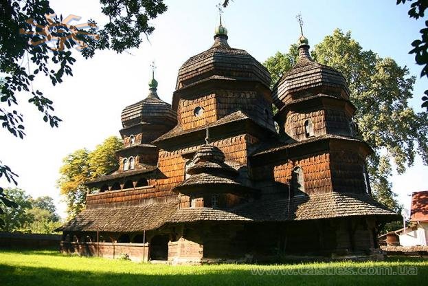 Wooden St. George church in Drohobycz