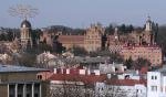 A view of the University from the ckock-tower of the city hall