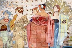 Ювента, Венера, Бахус, Меркурій і Ірида