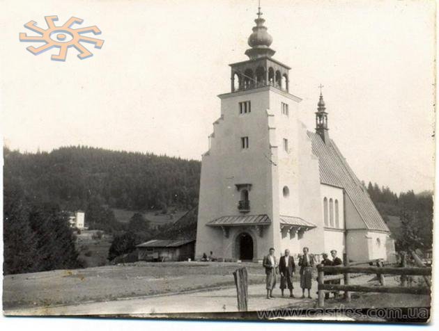 Костел в селі Майдан у 1939 р.