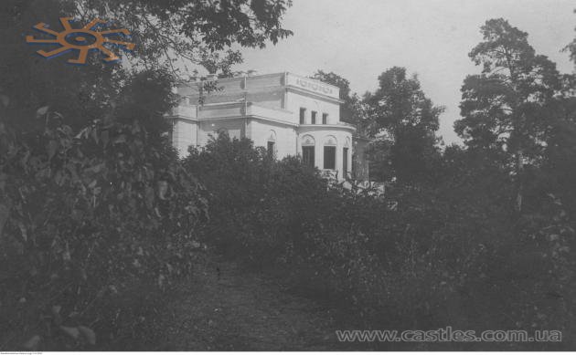 Архівний вид палацу в Дзвенигороді.