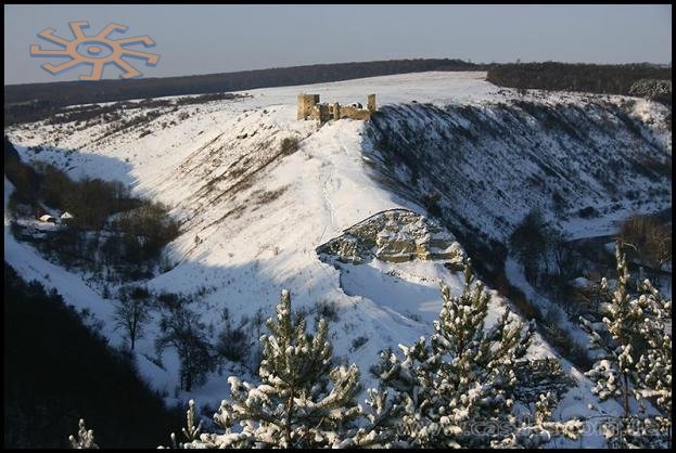 Замок в Кудринцях, грудень-2009. Kudryńce, zamek