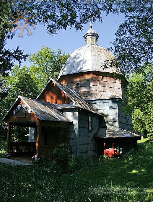 The beautiful St. Onuphrius church in Busk. 26 May 2009