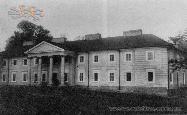 Lysowody, palac. Палац Журовських в Лісоводах. Фото до 1914 р. З книги Романа Афтаназі "Dzieje rezydencji na dawnych kresach Rzeczypospolitej", т.9.