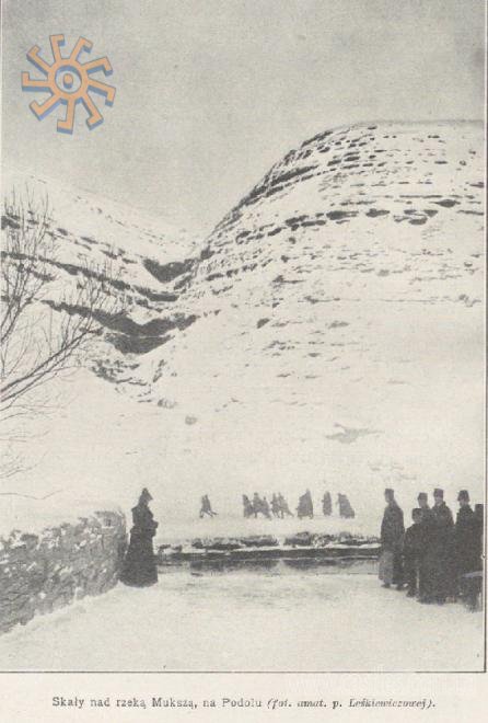 Засніжені скелі над Мукшею. Wies Ilustrowana № 1 за 1912 р