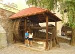 A well in the castle yard in Mukachevo