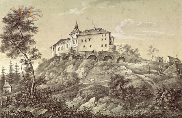 1820-ті. А. Ланге. З альбому "Zbiór naypięknieyszych i nayinteresownieyszych okolic w Galicyi: Sammlung der schönsten und interesāntesten Gegenden von Galizien"