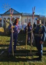 Old pagan festivities of Malanka in the village of Beleluya in Ukraine