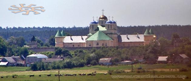 Панорама Троїцького монастиря зі стін острозького замку, 7 червня 2010 р.