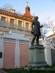 Monument to Russian poet A.Pushkin.