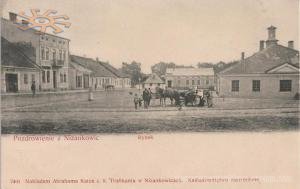 Ринок в Нижанковичах близько 1910 р.