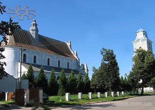 Костел та оборонна дзвіниця у Рудках. Костел та оборонна дзвіниця у Рудках.