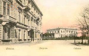 Old photo of Vorontsov's palace in Odesa