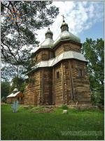 Zin'kiv. Zińków. Wooden church